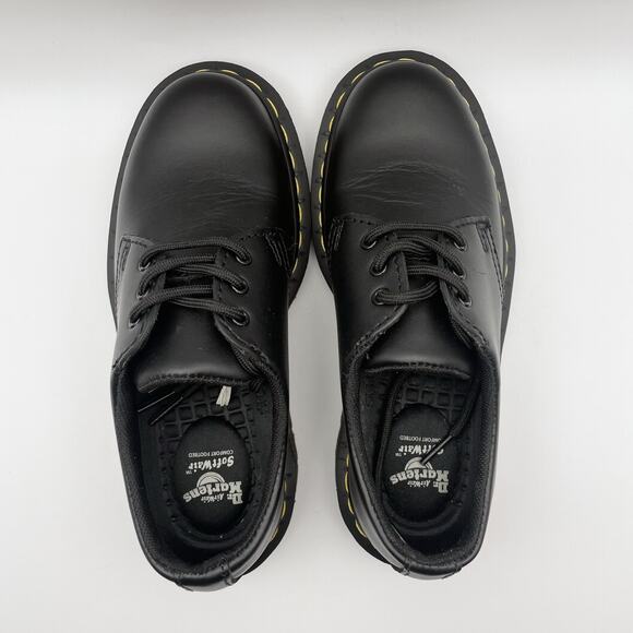 Dr. Martens Work 1461 Shoes Womens US 5 EU 36 Black Leather WR SR NIB - Picture 11 of 13